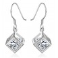 Kocka fülbevaló Swarovski kristállyal. 00019ec