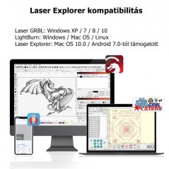 Ortur Laser Master 3 LE lézergravírozó és vágó LU2-10A fejjel