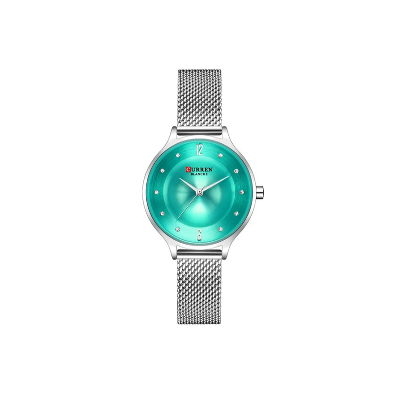 Curren C9036L zöld számlapos, ezüst szíjas női karóra. 561
