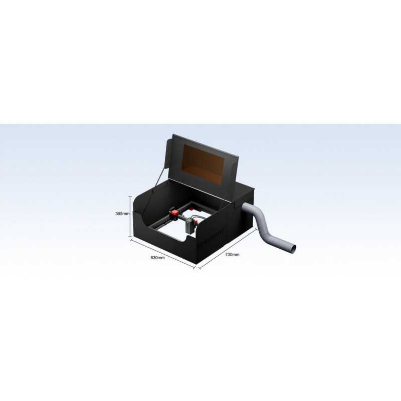 Laserply - 1,5 mm - matt fekete / arany