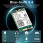 WiFi 7 BE200NGW M.2 NGFF hálózati adapter Bluetooth 5.4
