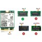 WiFi 7 BE200NGW M.2 NGFF hálózati adapter Bluetooth 5.4