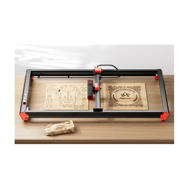 AlgoLaser Alpha lézergravírozó, 40x85cm gravírozható terület 10W
