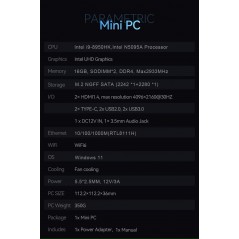Mini PC – Irodai, Otthoni, Multimédiás Használatra, Win 10 Pro