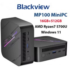 Blackview MP100 Mini PC – Ryzen 7, 16GB RAM, 512GB SSD