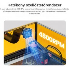 AlgoLaser Smart Enclosure 2.0 kamera + elszívás + LED